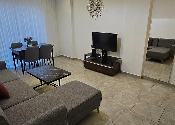 דירה Turkuaz Sitesi 2 Odali Esyali Ve Havuzlu Manzarali Kisi Fiyati Degil Fiyati *